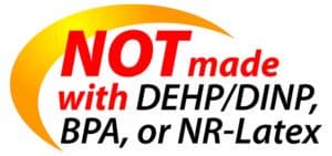 Cure catheters are not made with DEHP, DINP, BPA, or natural rubber latex
