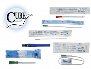 assortment of cure medical catheters