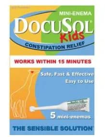 DocuSol Kids Constipation Relief Mini Enema