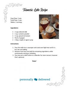 turmeric latte recipe