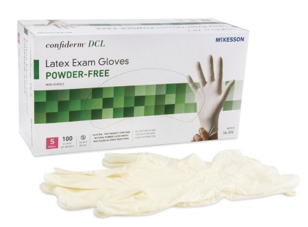 McKesson Confiderm Non-Sterile Latex Exam Gloves