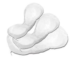 assortment of incontinence pads