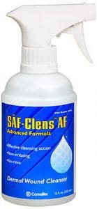 SAF-Cleans AF wound treatment cleanser