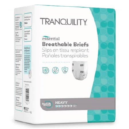 Tranquility Unisex Heavy Absorbency Incontinence Briefs that are reliable Adult Pull Ups and Disposable Underwear