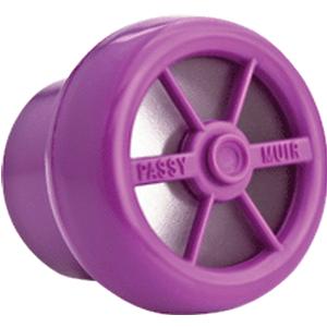 Purple Passy-Muir Low-Profile Tracheostomy and Ventilator Swallowing and Speaking Valve