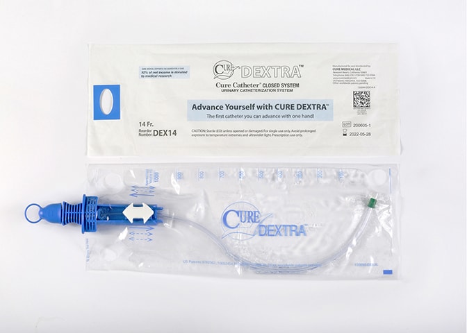 Cure Dextra 14 French Closed System Catheter