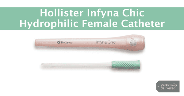 The Hollister Infyna Chic Hydrophilic Female Catheter