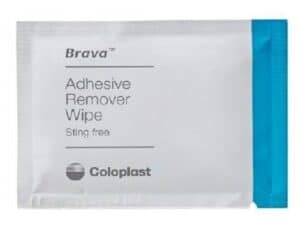 Coloplast Brava Adhesive Remover Wipes for removing adhesive from skin