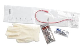 Bard Touchless Female Red Rubber Catheter Kit