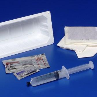 KenGuard Universal Foley Catheterization Tray with Prefilled Syringe