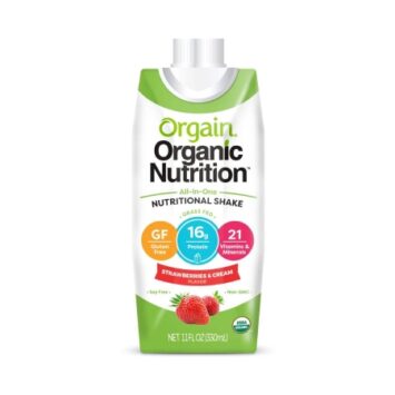 Orgain Organic Nutritional Shake can help with gluten intolerance