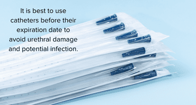 It is best to use your catheters before they expire to avoid urethral damage and potential infection