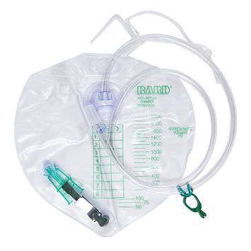 Bard IC Infection Control Urine Drainage Bag with Anti-Reflux Chamber