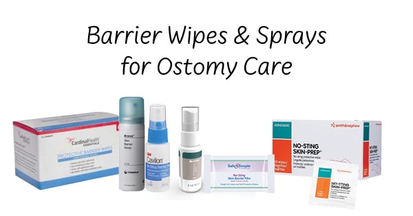 Barrier Wipes and Sprays for Ostomy Care