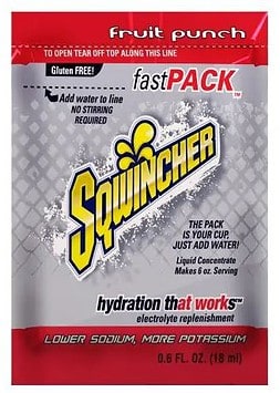 Sqwincher Fast Pack Electrolyte Drinks