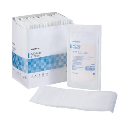 McKesson Abdominal and Fecal Incontinence Pads or bowel incontinence pads for bowel leakage