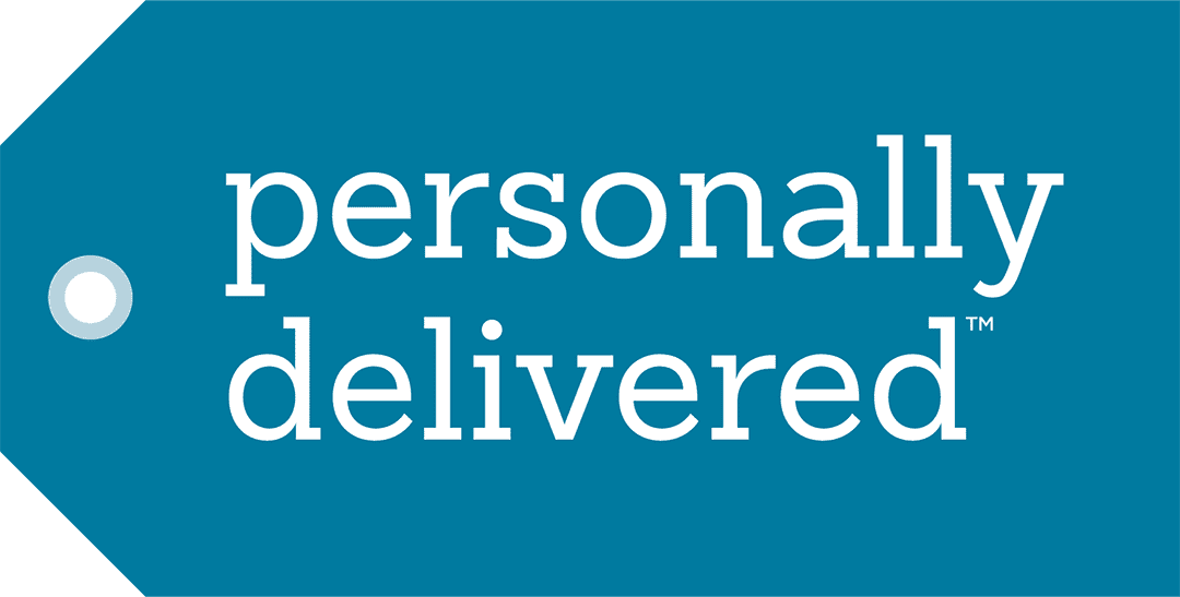 personally delivered logo