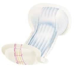 Abena Abri-San Premium Shaped Bladder Control Pads or fecal incontinence pads for fecal incontinence and a leaky boewl