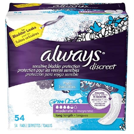 Always Discreet Moderate Absorbency Panty Liner - Personally Delivered