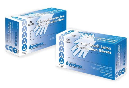Dynarex Non-Sterile Powder-Free Latex Exam Gloves