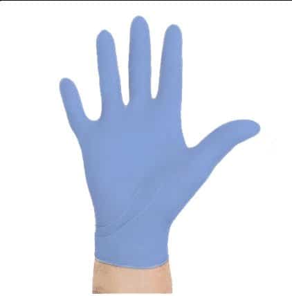 Aquasoft Blue Nitrile Exam Gloves