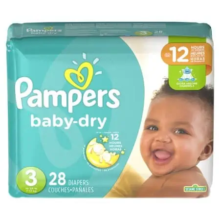 Pampers Baby-Dry Absorbency | Personally Delivered