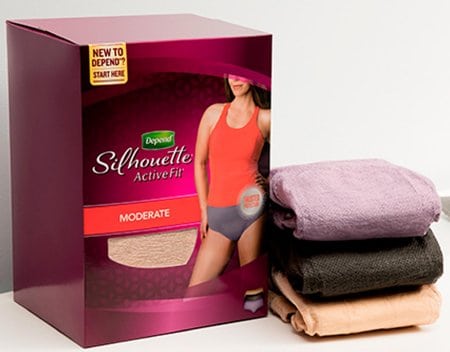 Depend Silhouette Active Fit Moderate Absorbency Pull-On Underwear -  Personally Delivered