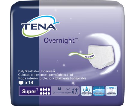 Overnight incontinence disposable underwear  TENA ProSkin Overnight Super  Protective Underwear –