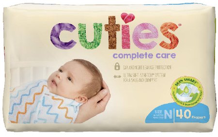 Cuties Complete Care Heavy Absorbency Baby Diapers