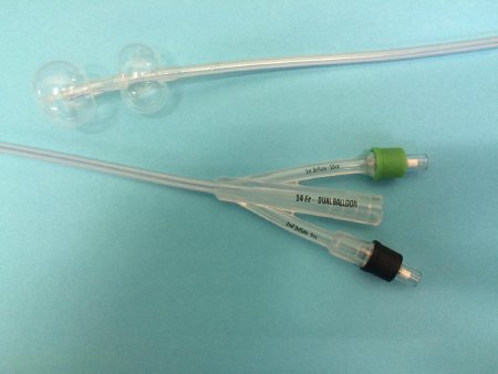Poiesis Duette Dual-Balloon Two-Way Foley Catheter, 10 cc & 5 cc Balloons