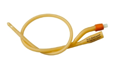 Teleflex Gold Three-Way Silicone Coated Latex Foley Catheter, 30 cc Balloon
