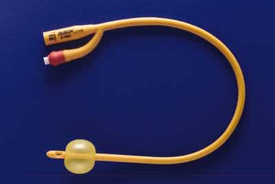 Teleflex Gold Two-Way Silicone Coated Latex Foley Catheter, 5 cc Balloon