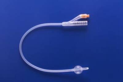 Teleflex Silkomed Two-Way Silicone Foley Catheter, 5 cc Balloon