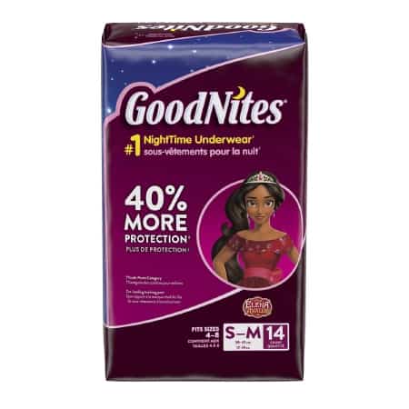 Goodnites Bedtime Underwear for Girls - Personally Delivered