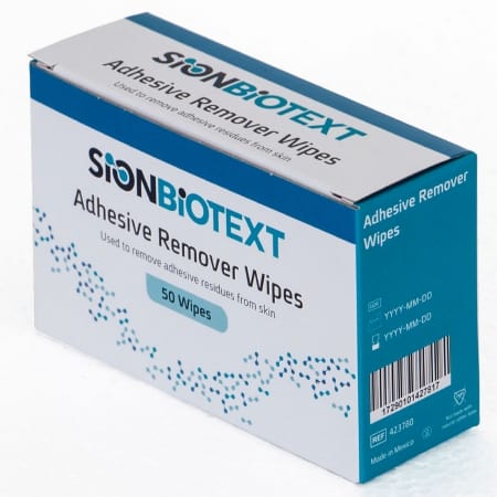 Sion Biotext Adhesive Remover Wipes - Personally Delivered