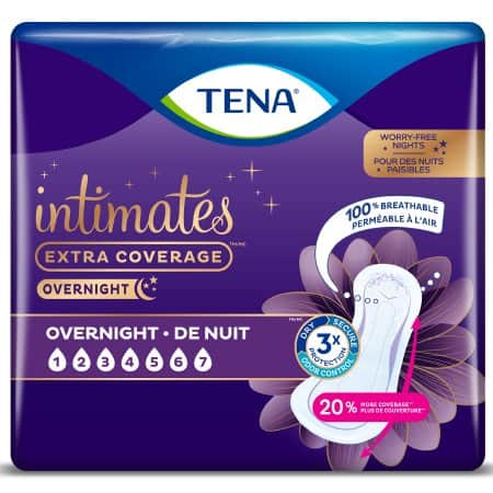 TENA Sensitive Care Overnight Bladder Control Pads - Personally Delivered