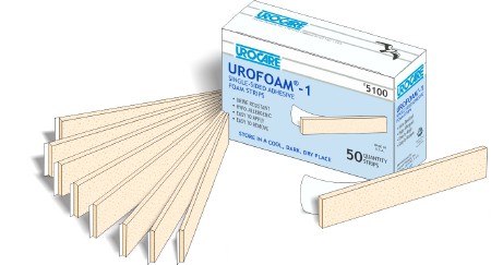 Urocare Urofoam Adhesive Foam Strips